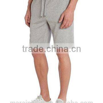 Cotton Polyester Blend Gray Plain Gym Sweat Shorts For Men Workout Short Sweatpants with 3 Pockets Wholesale