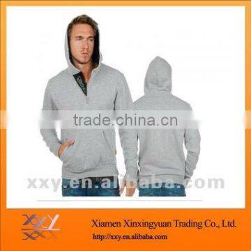 2012 100% Cotton Plain White Hoodie for Men Wholesale