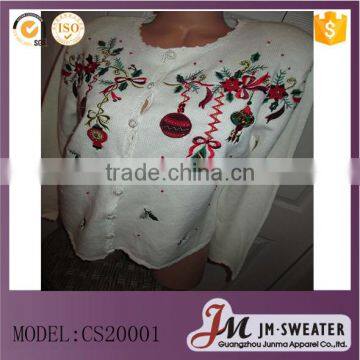 sexy pullover woolen christmas sweater new designs for women