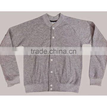 Kids Group and Snap Button Attached Classic Style Sweatshirt