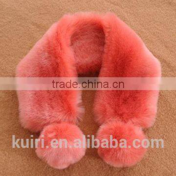 2016 Autumn and Winter Women's Faux Fur Collar Female Winter Faux Rex Rabbit Fur Scarf Thermal Muffler Thicken Warm Scarf photo-3