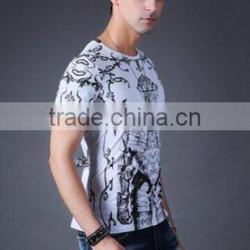 2016 Trendy Mens Cotton t Shirt Custom Fashion t Shirt photo-2