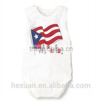 Summer Short Sleeve Baby Bodysuit Soft Cotton Bulk Infant Rompers photo-4