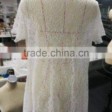 Most Fashion Latest Net Designs White Female Polyester Blouse for Sale photo-2