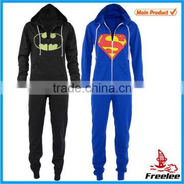 2015 Superman adult onesie, custom made adult print onesie