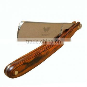 New Straight Razor Shave Knife Color wood handle Razors