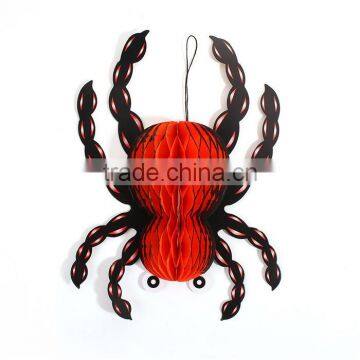 Paper Halloween Party Decorations Orange Black Halloween Spider Animal