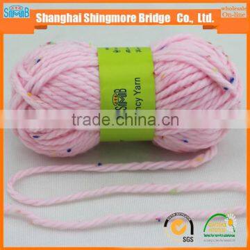 China knitted yarn factory hot wholesale speckle yarn for your sparkling life