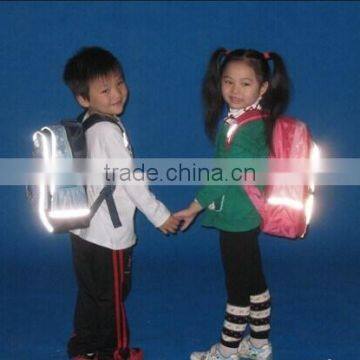 Colorful High Visibility Polyester Retro Reflective Fabric Piping Tape for Clothing photo-2