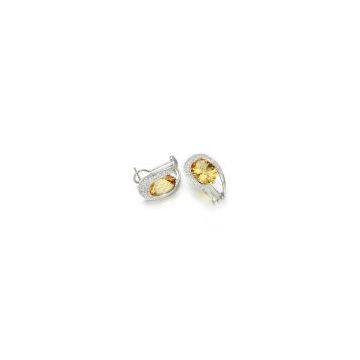 18K Gemstone Earrings