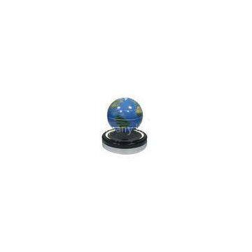 Personalized Dark Blue Magnetic Levitating Globe With Round Base