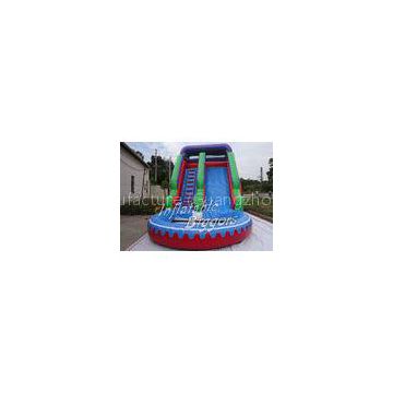 Amusement Park Inflatable Swimming Pool Water Slide CE AU With Double Stitch