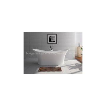 Solid Surface Freestanding Bathtub photo-2