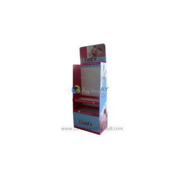 Baby Products Promotional Display with Peg Hooks and Shelves, Cardboard Promotional Displays