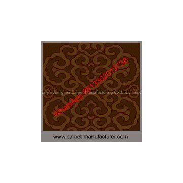 Persian Machine Made Wall to Wall Jacquard Loop Tile Carpet photo-3