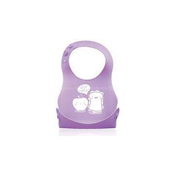 Cartoon Skin Baby Bibs Eat Solid Convenience Health Silicone Waterproof Bids