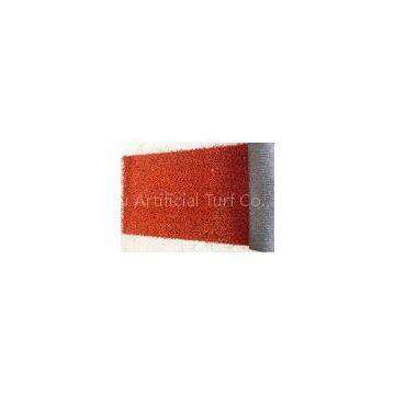 Recycled Red Baseball Artificial Turf Grass 8800dtex , PE Monofilament for sport