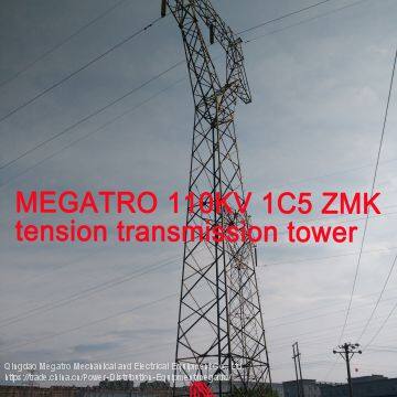 MEGATRO 110KV 1C5 ZMK tension transmission tower