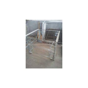 Metal Foldable Wire Mesh Container Collapsible Wire Container photo-2