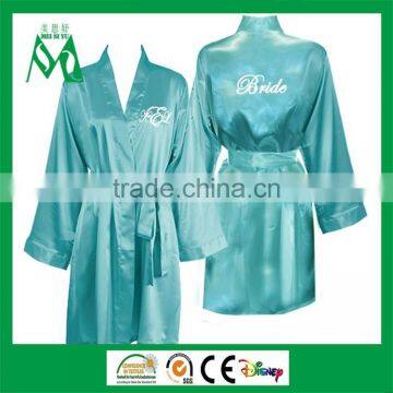 Kimono silk satin bridesmaid robe sleepwear for women