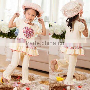 new arrival baby cotton clothes baby none sleeve with long pants set