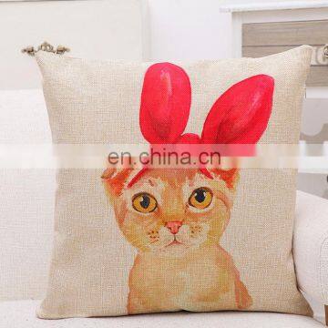 2016 Cat Pillow Decorative Throw Pillow Cushion Cover