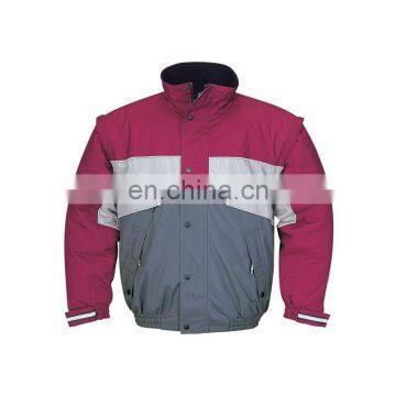 Hot sale pongee rip-stop pvc coating waterproof 5000mm breathable windproof jacket