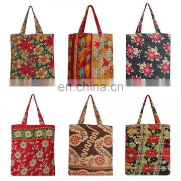 Vintage Cotton Kantha Tote Bag Wholesale Sari Kantha Hand Bag