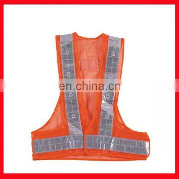led light mesh safety vest/red mesh safety vest for sale