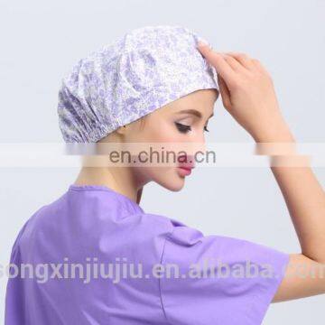 Adjustable operating room cap colour bouffant nurse uniform cap