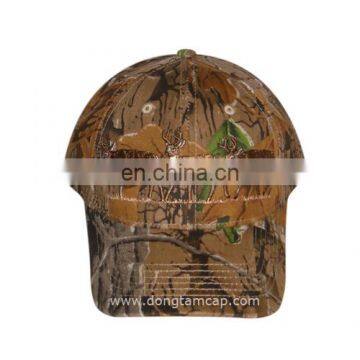 Custom Camo Baseball Cap 100% cotton camo color