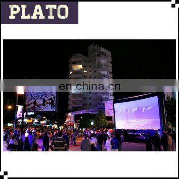 24ft strong inflatable projector open air giant movie screen for film festival