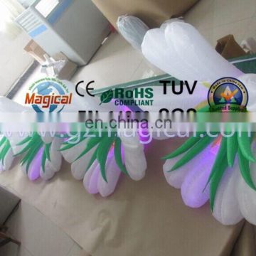 Giant inflatable flower decoration / lighting inflatable flower for decoration