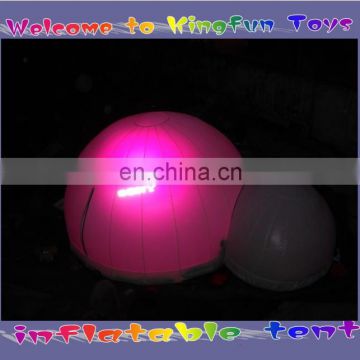 Lighting inflatable projection screen dome for advertising