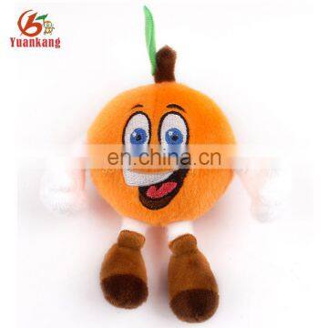 Custom stuffed fruit mascot plush orange soft doll toys