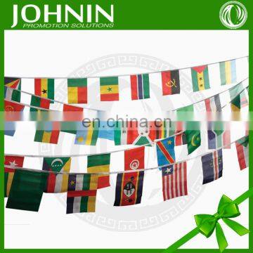 promotional non woven fabric polyester decorative string flag bunting