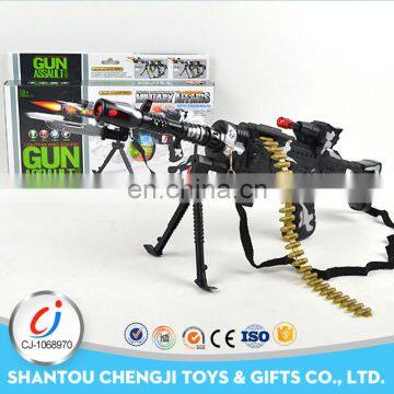 Wholesale electric shooting game infrared light music kids toy gun