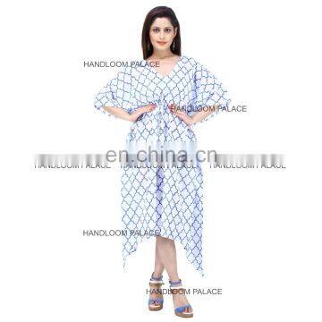 New Indian Kaftan Caftan Kimono Cocktail Long Dress Plus Size Tunic Long Caftan