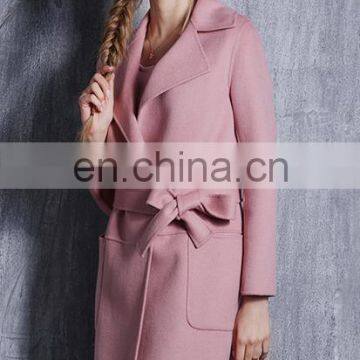 T-WC001 2016 Fashion Women Winter Wool Yarn Long Coats photo-2