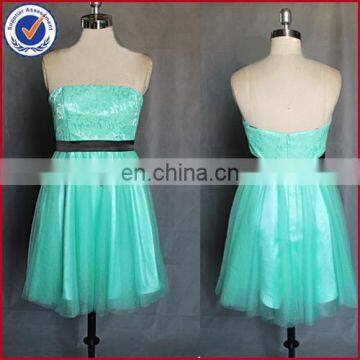 belt young girl new prom dress short prom dress2014