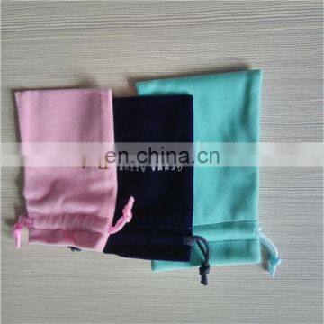 Pink Velvet Small Wedding Gift Bag photo-5