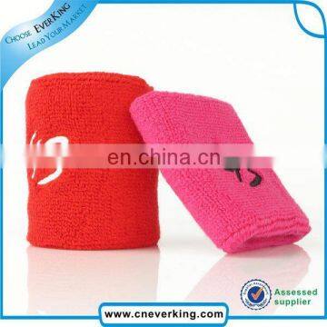 Promotion custom terry cloth wristband wholesales