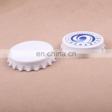 Best Seller Bottle Cap Beer Opener Round Shape Colorfull ABS Bottle Opener Magnet photo-3