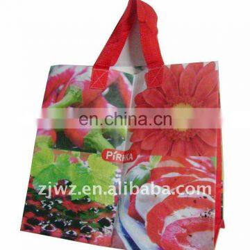 full color printed pp woven bag for shopping