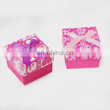 Pink decorative candy gift boxes