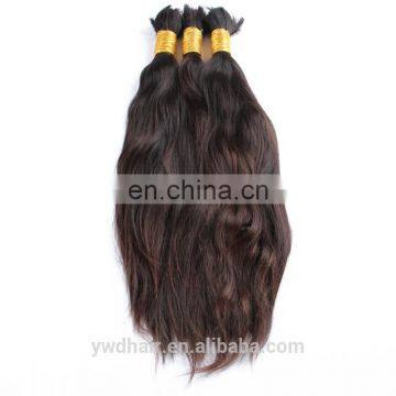 Natural Brown Raw Human Hair Bulk 12-40Inch Malaysian Bulk Hair 8A Grade 100% Malaysian Straight Virgin Hair