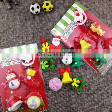 Christmas Eraser set