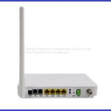 4GE+2POTS+CATV+Wi-Fi Single Fiber GPON ONT