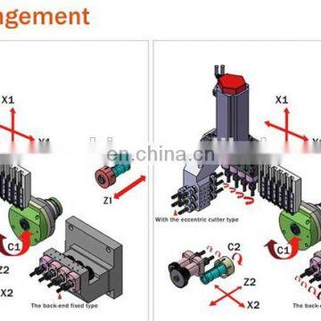 Sm205 Swiss Type CNC Horizontal Metal Engine Lathe Machine With Bar Feeder photo-6