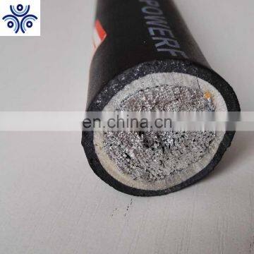 Hot sell aluminum conductor rubber sheath flexible welding cable